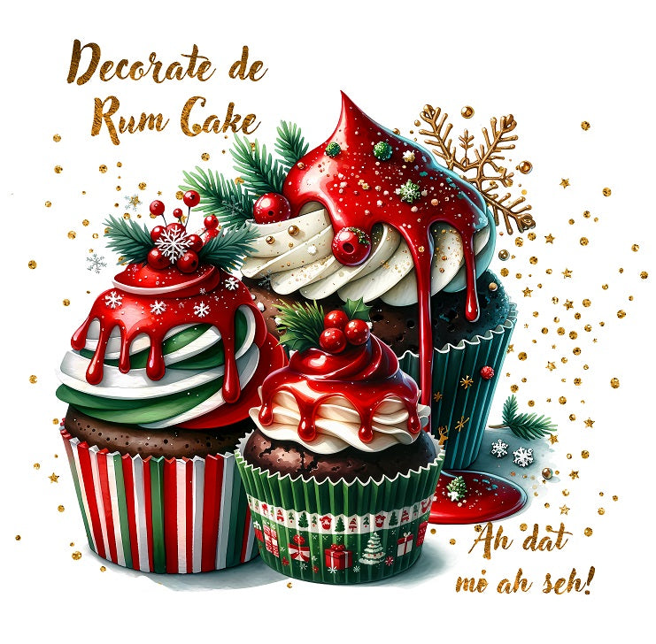 1243 Decorate de Rum Cake