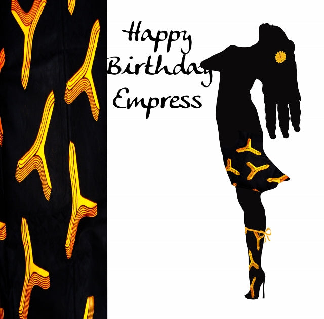 247 Empress Black female with locs Nsaa Nefateri Black Birthday cards for women