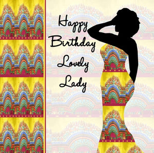 601 Lovely Lady Nsaa Nefateri Black Birthday cards for women