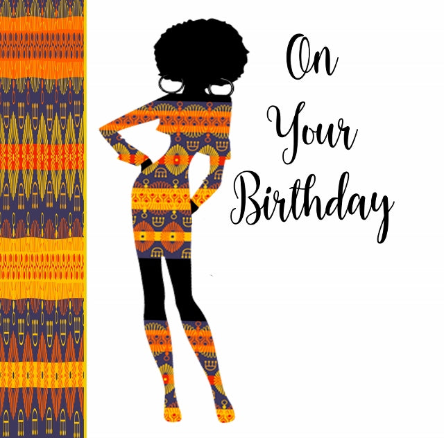 840 Sunshine Girl Nsaa Nefateri Black Birthday cards for Women