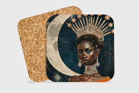 033 Orange Goddess Coasters presented by House of Nefateri