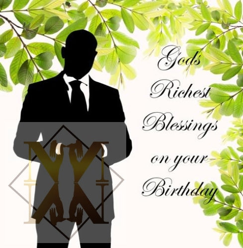 576 Gods Richest Blessings M Celebration Card