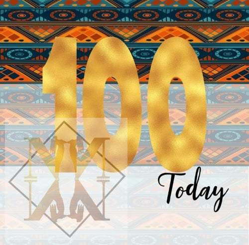 771 100 Today Celebration Card