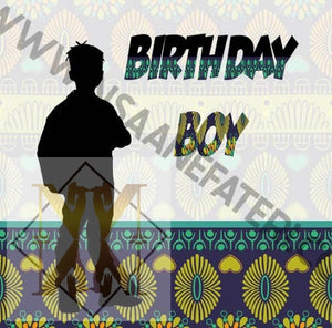867 Super Duper Prince Black Birthday Card For Boys Celebration Cards