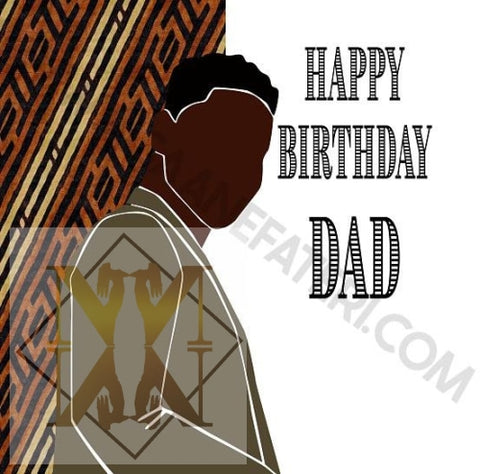 881 Dad Agoh Black Birthday Cards For Men Celebration Cards
