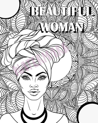 D004 8 X 10 So Beautiful Colouring Page Page